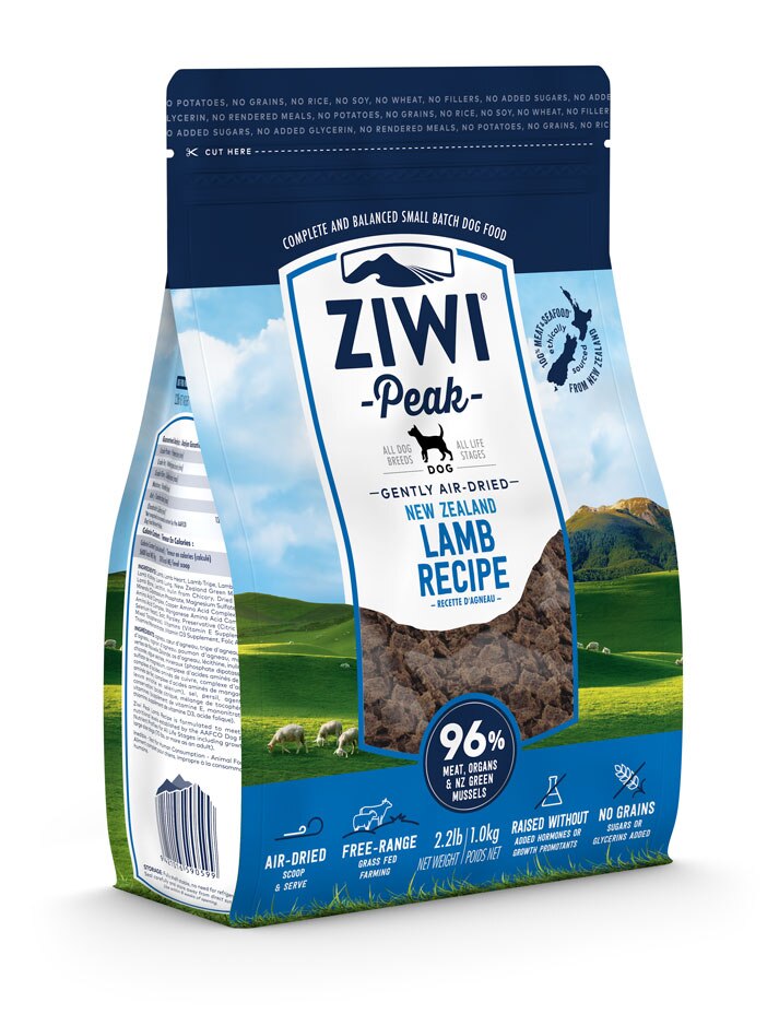 Ziwi Peak Lamb Air Dried Dog Food - 1kg